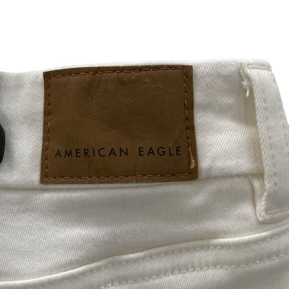 American Eagle Ne(X)t Level Stretch White Curvy Hi-Rise Jegging Women's Size 16 - Picture 6 of 9